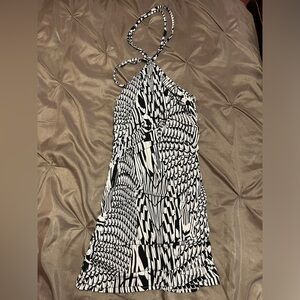 Bodycon Halter Top Mini Dress♟️